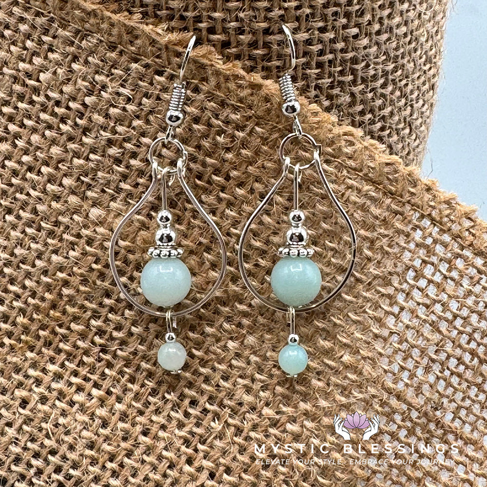 Amazonite Dangle Earrings