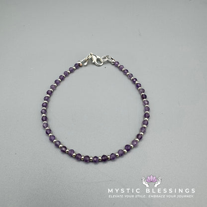 Amethyst Gemstone Bracelet