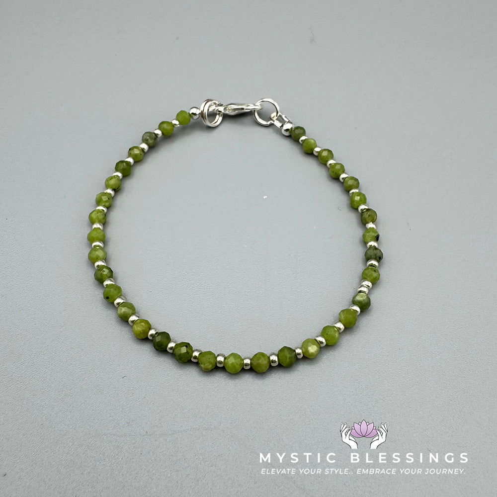 Canadian Jade Gemstone Bracelet