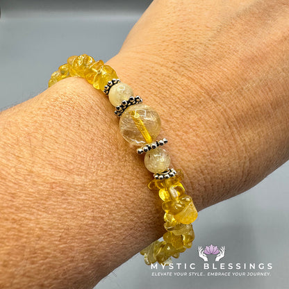 Citrine Chip Bracelet