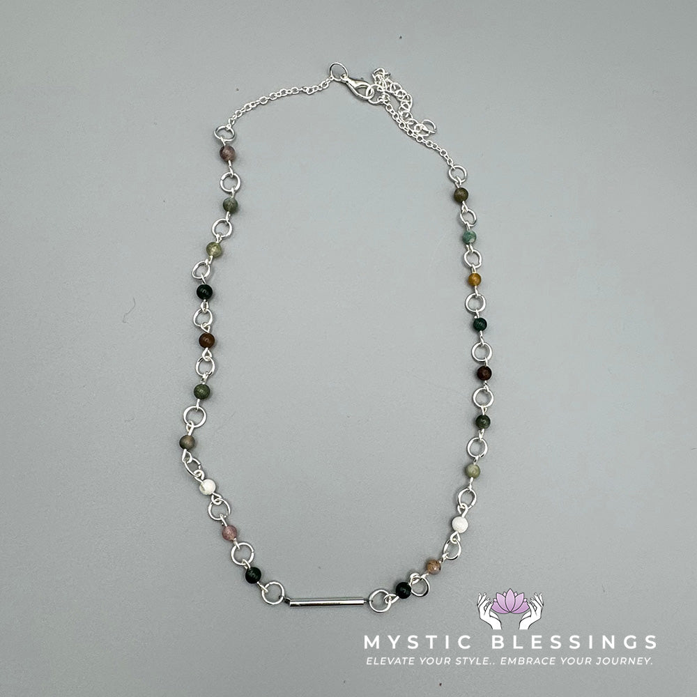 Fancy Jasper Beaded Necklace