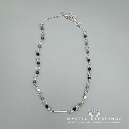 Fancy Jasper Beaded Necklace