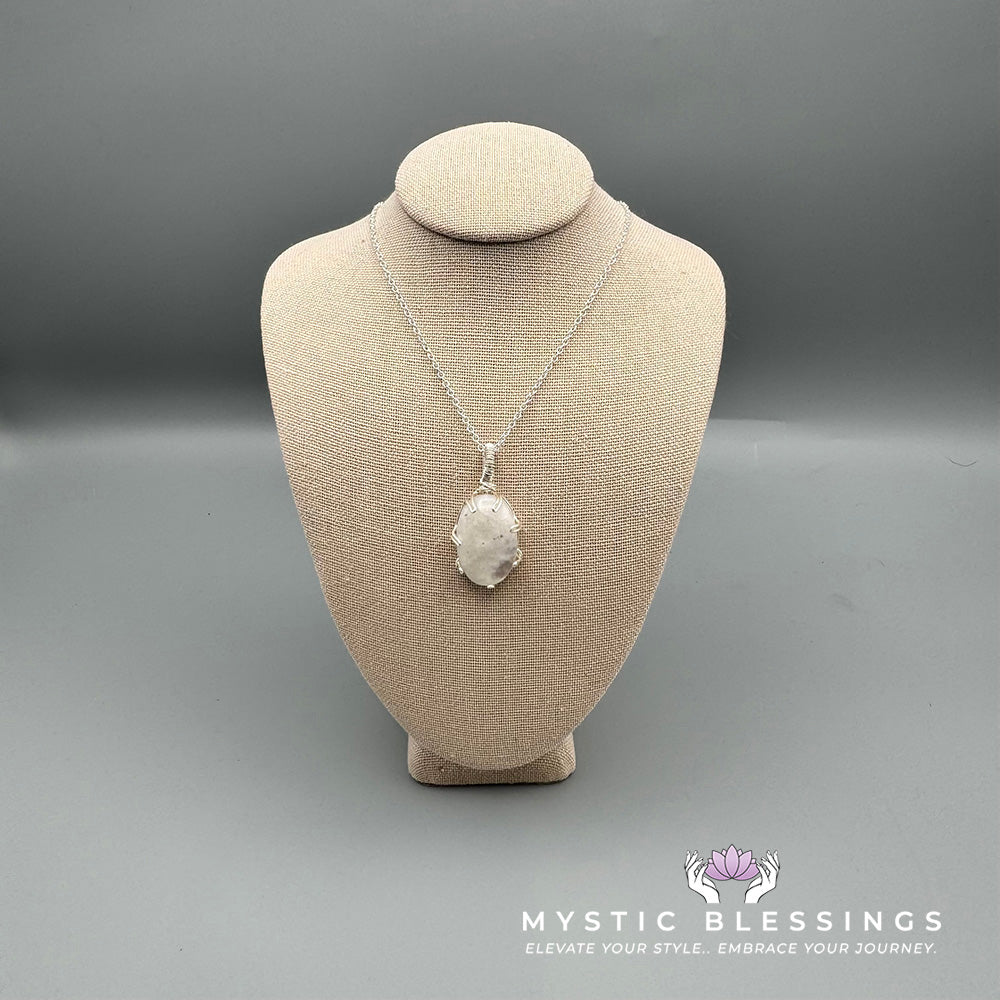 Moonstone Prong Pendant