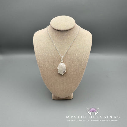 Moonstone Prong Pendant