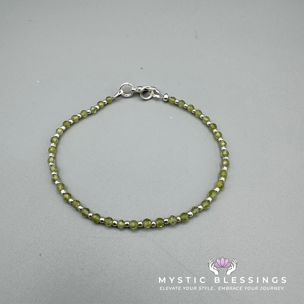 Peridot Gemstone Bracelet