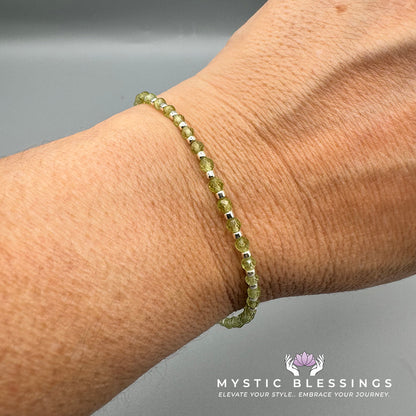 Peridot Gemstone Bracelet