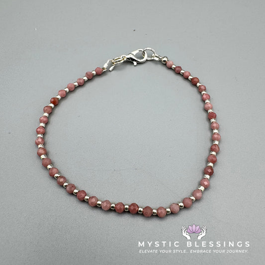 Rhodenite Gemstone Bracelet