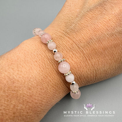 Rose Quartz Chunky Bracelet