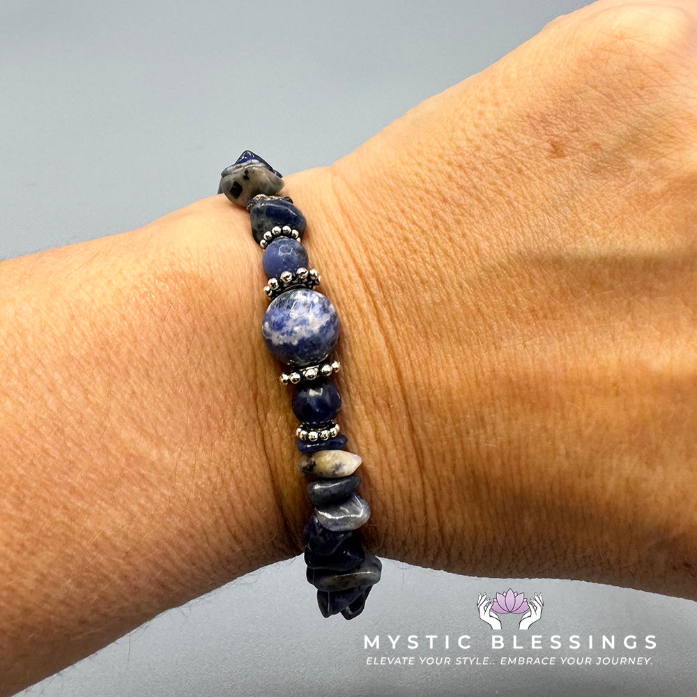 Sodalite Chip Bracelet