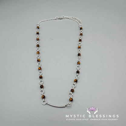 Tigers Eye Beaded Necklace